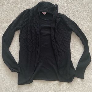 Black cardigan